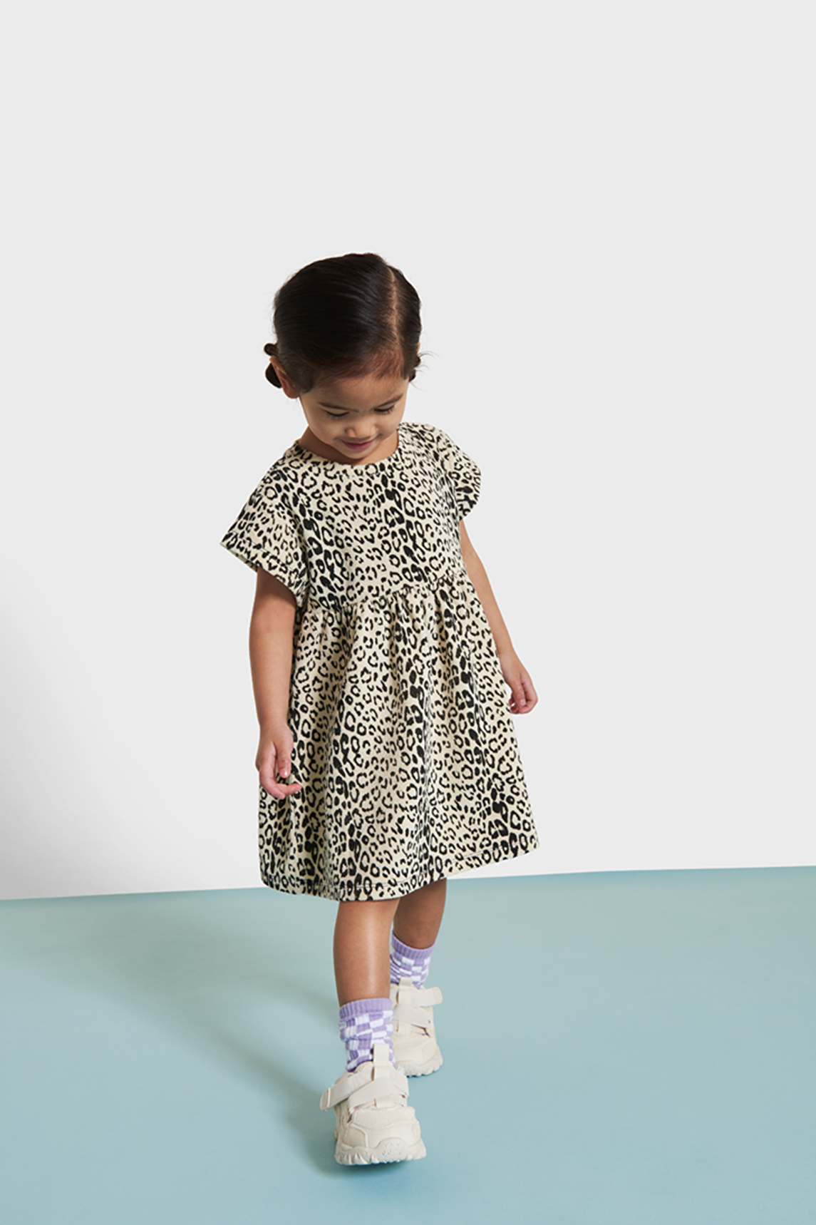 Kids leopard store print dress