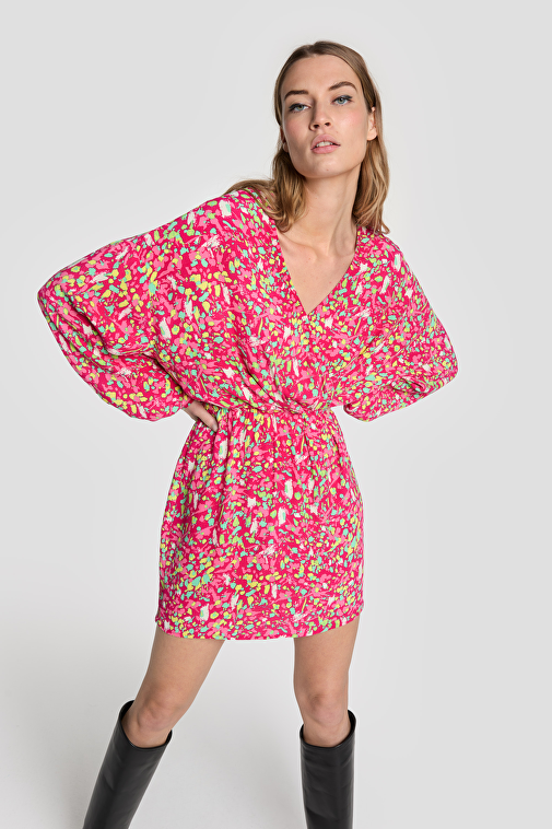 FLORAL WRAP DRESS | Alix