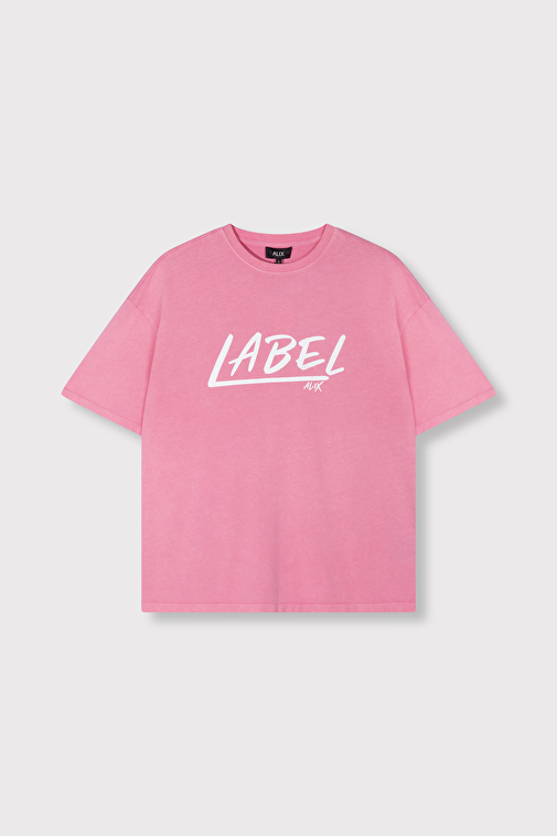 WASHED LABEL T-SHIRT