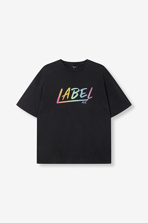 WASHED LABEL T-SHIRT