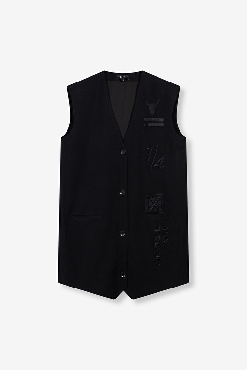 PATCHES LONG WAISTCOAT