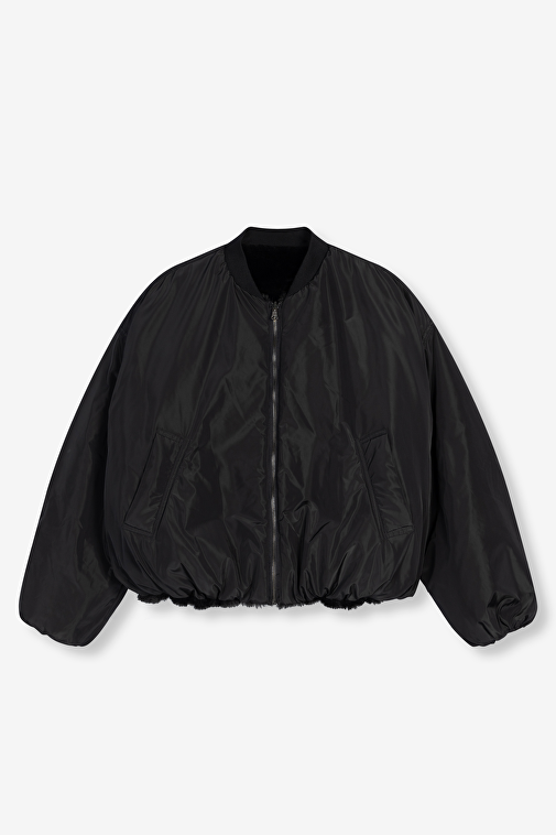 REVERSIBLE BOMBER COAT