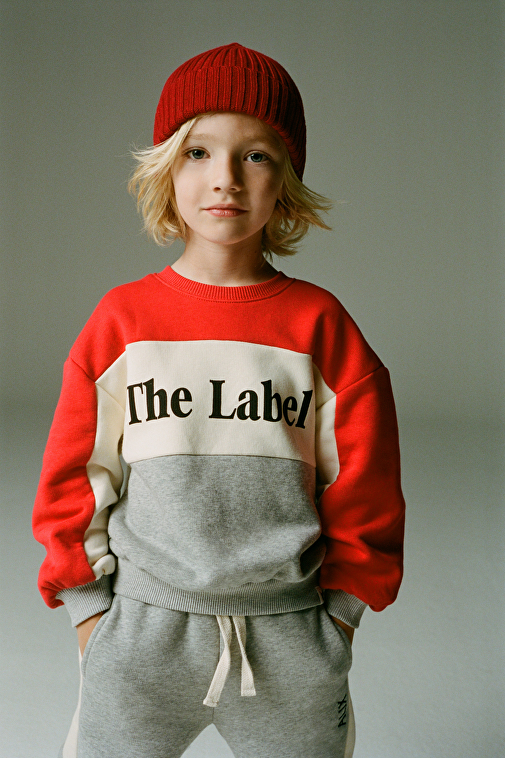 KIDS COLOURBLOCK SWEATER