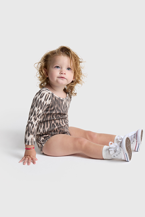 BABY ANIMAL RIB ROMPER