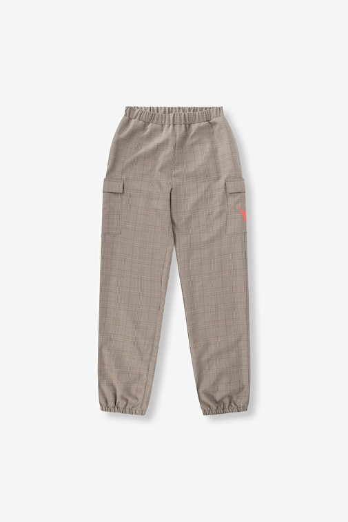 KIDS CHECK CARGO PANTS