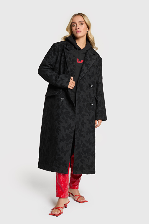 JACQUARD LONG COAT